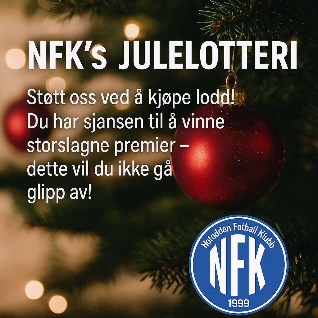 🎄✨Resultat av trekning – NFKs Julelotteri 2026✨🎄 image